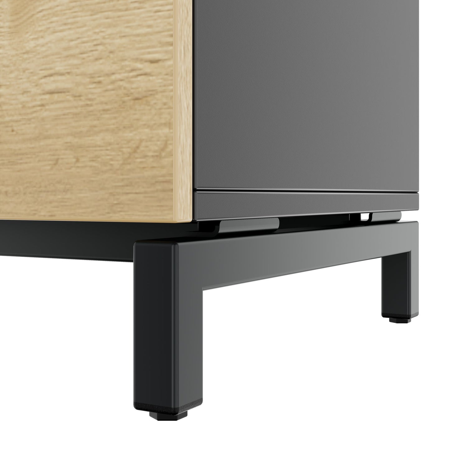ART Lowboard | 1 oh, 1600 x 600 mm, chêne sauvage gris foncé