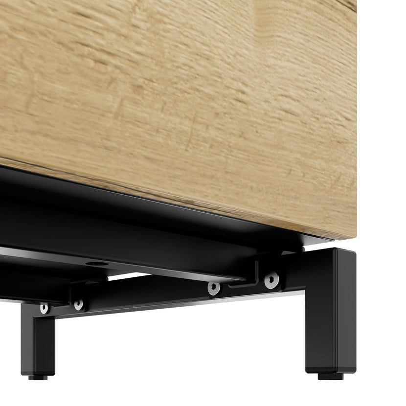 ART Lowboard | 1 OH, 1600 x 600 mm, Wildeiche-Dunkelgrau