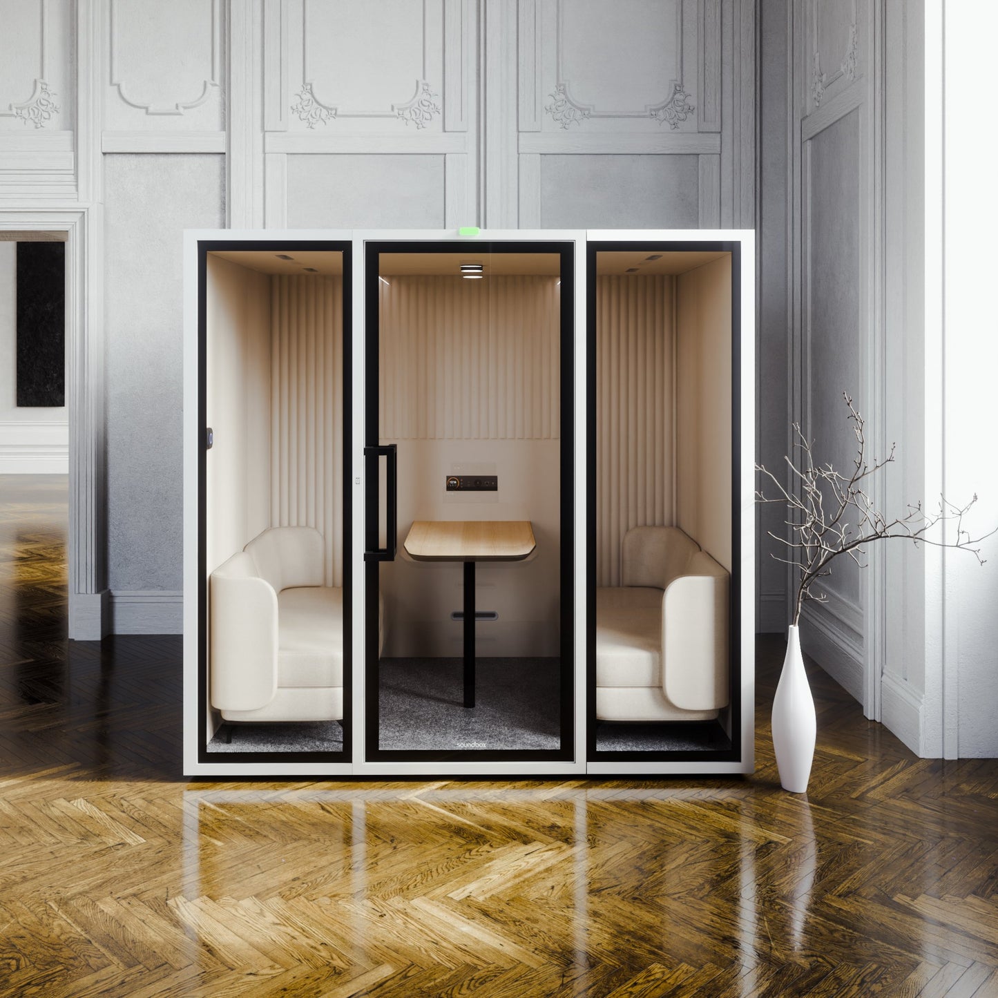 Soundbox ART POD L Meetingbox | Raum-in-Raum, Schallschutz Klasse A, Für 6 Personen