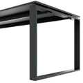 ART Schreibtisch | 2000 x 900 mm, Dunkelgrau - 3 Thumbnail Image