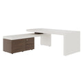 ATICA Chefschreibtisch | 2000 x 2000 mm, Integriertes Lowboard - 3 Thumbnail Image