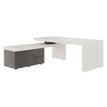 ATICA Chefschreibtisch | 2000 x 2000 mm, Integriertes Lowboard - 11 Thumbnail Image
