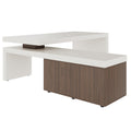 ATICA Chefschreibtisch | 2000 x 2000 mm, Integriertes Lowboard - 7 Thumbnail Image