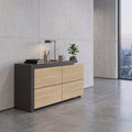 Buffet haut ATICA | 1680 x 840 mm, tiroirs à ouverture par pression, plateau supérieur - 2 Thumbnail Image