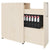 BOXI Cabinet pharmacien | 3 tiroirs, 420 x 800 mm, érable