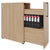 BOXI apothecary cabinet | 3 drawers, 420 x 800 mm, amber oak