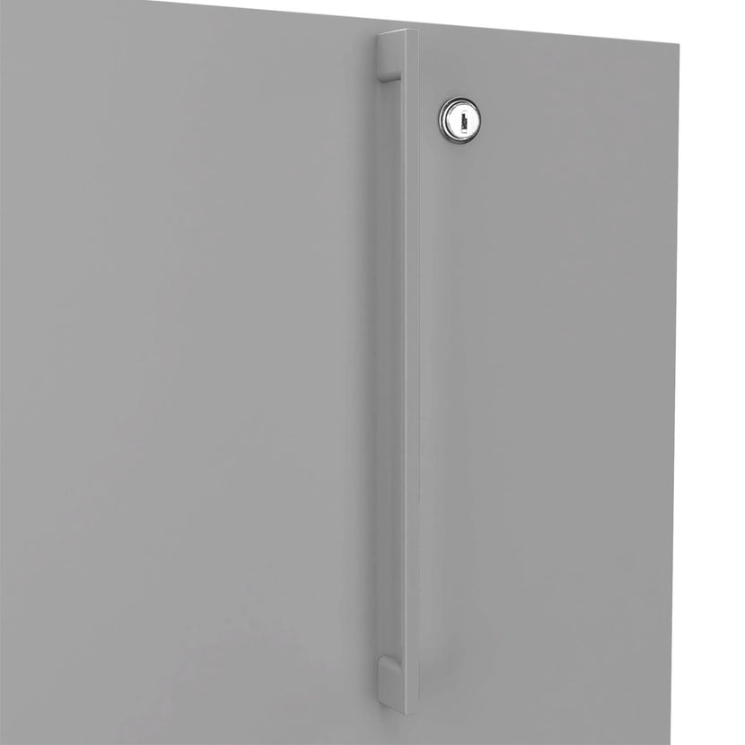 BOXI Cabinet pharmacien | 3 tiroirs, 420 x 800 mm, gris perlé