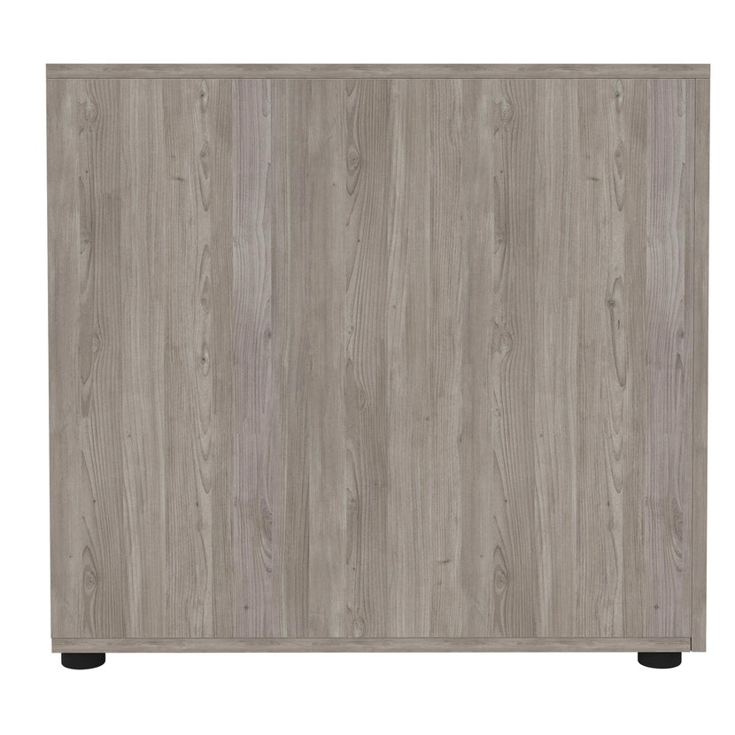 BOXI Cabinet pharmacien | 2 tiroirs, 420 x 800 mm, gris de chêne nord