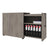 BOXI Cabinet pharmacien | 2 tiroirs, 420 x 800 mm, gris de chêne nord