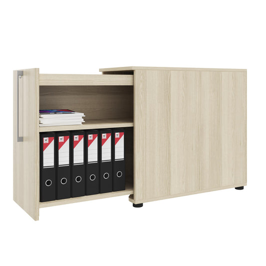 BOXI Gabinetto farmacista | 2 cassetti, 420 x 800 mm, cenere di sabbia