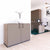 CHOICE Armoire de porte d'aile | 2 oh, 1000 x 760 mm, gris de chêne nord / cubanite gris