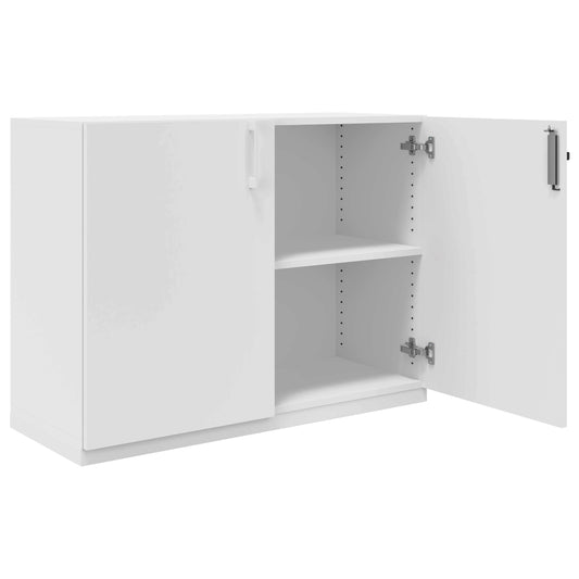 CHOICE Wing door cabinet | 2 Oh, 1000 x 760 mm, white