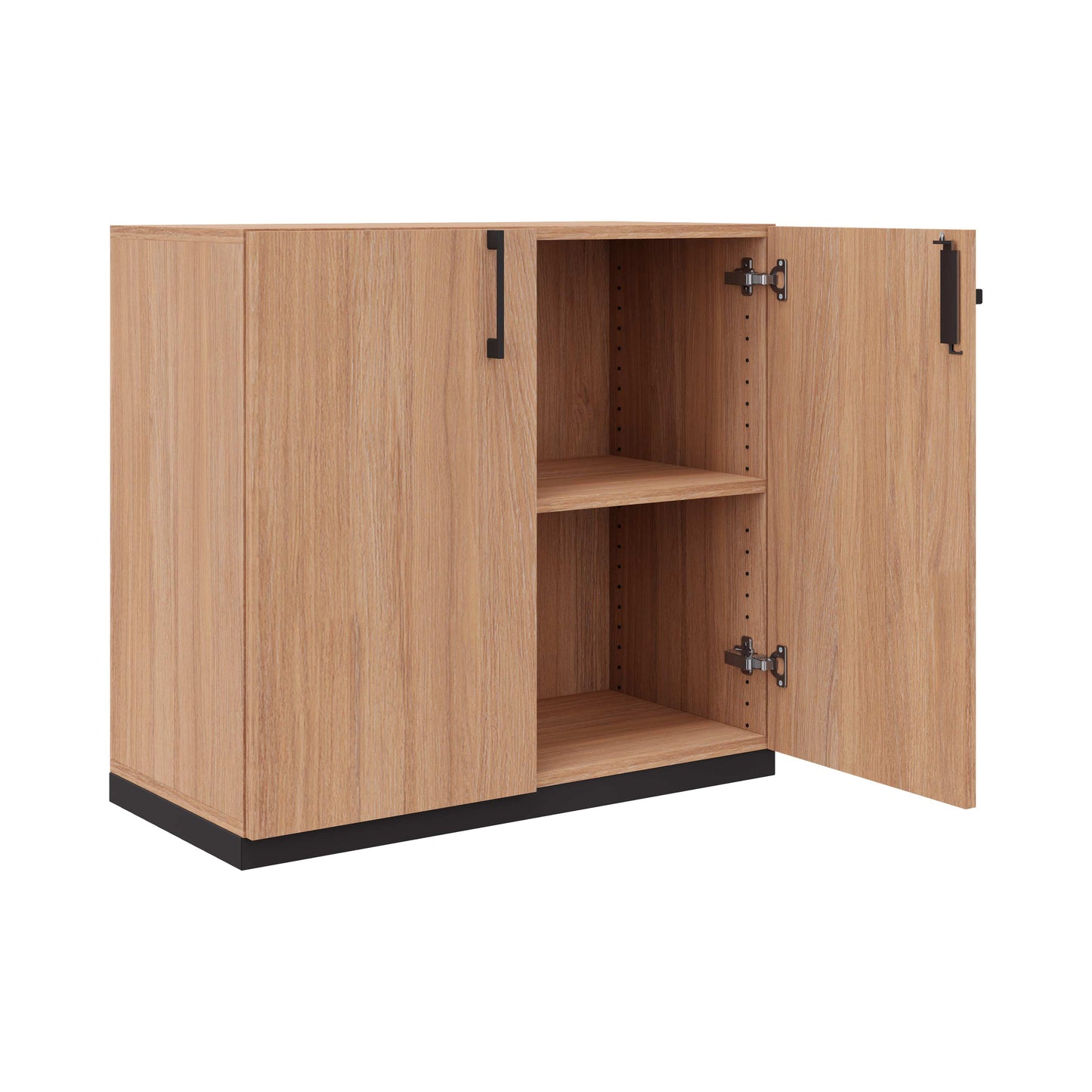 CHOICE hinged door wardrobe | 2 OH, 800 x 760 mm, amber oak