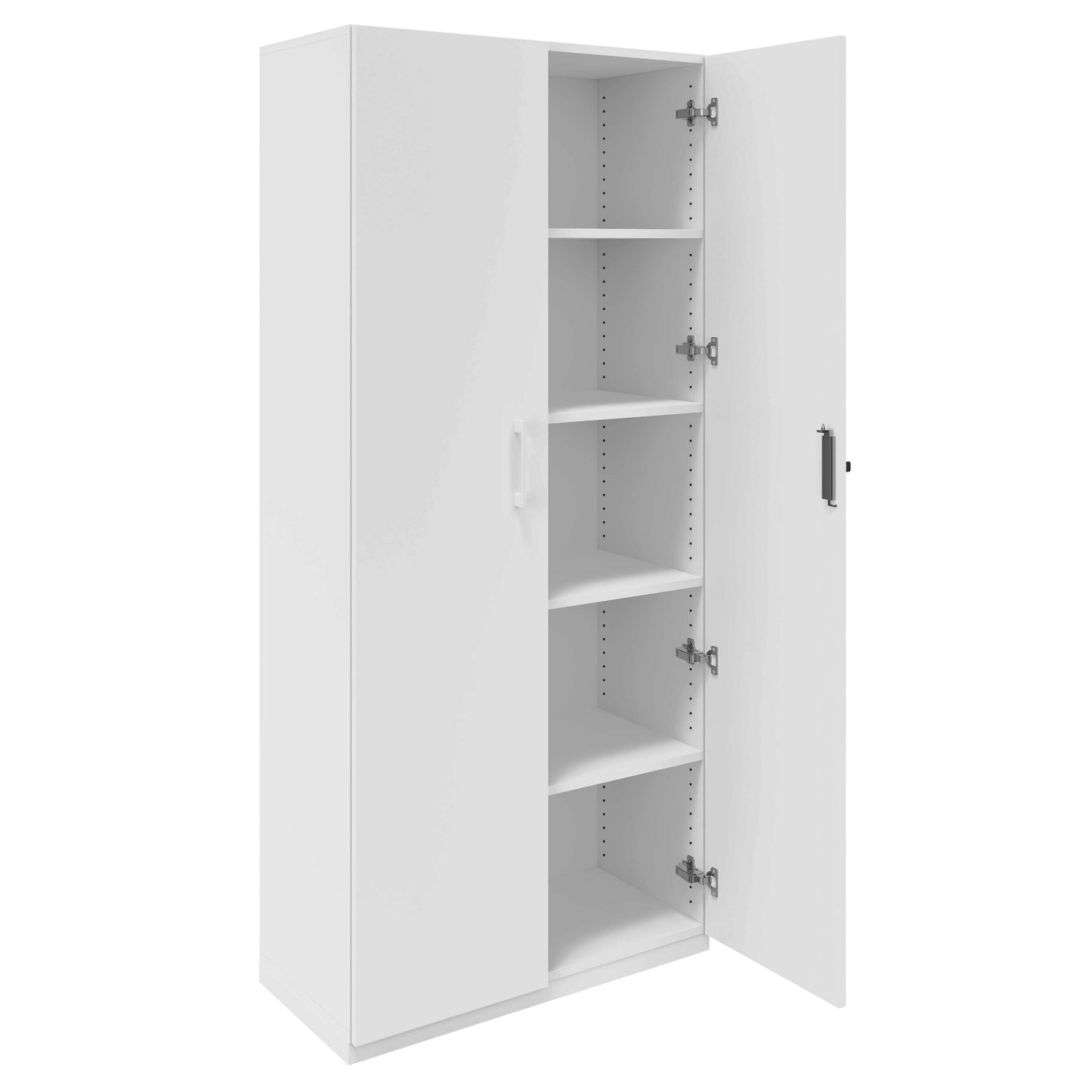 CHOICE Wing door cabinet | 5 Oh, 800 x 1820 mm, white