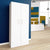 CHOICE Wing door cabinet | 5 Oh, 800 x 1820 mm, white