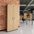 CHOICE Armadio con ante battenti | 6 OH, 1000 x 2170 mm, rovere ambra - 1 Thumbnail Image