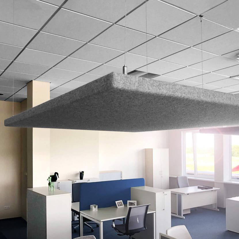 MODUS SAIL COPERTURA ACUSTICA | Sistema orizzontale, completo, 800 x 800 mm, copertura in lana