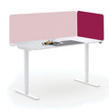 TOP Acoustic desk partition side panel | 595 mm high, upholstery fabrics LUCIA / VELITO / SYNERGY - 1 Thumbnail Image
