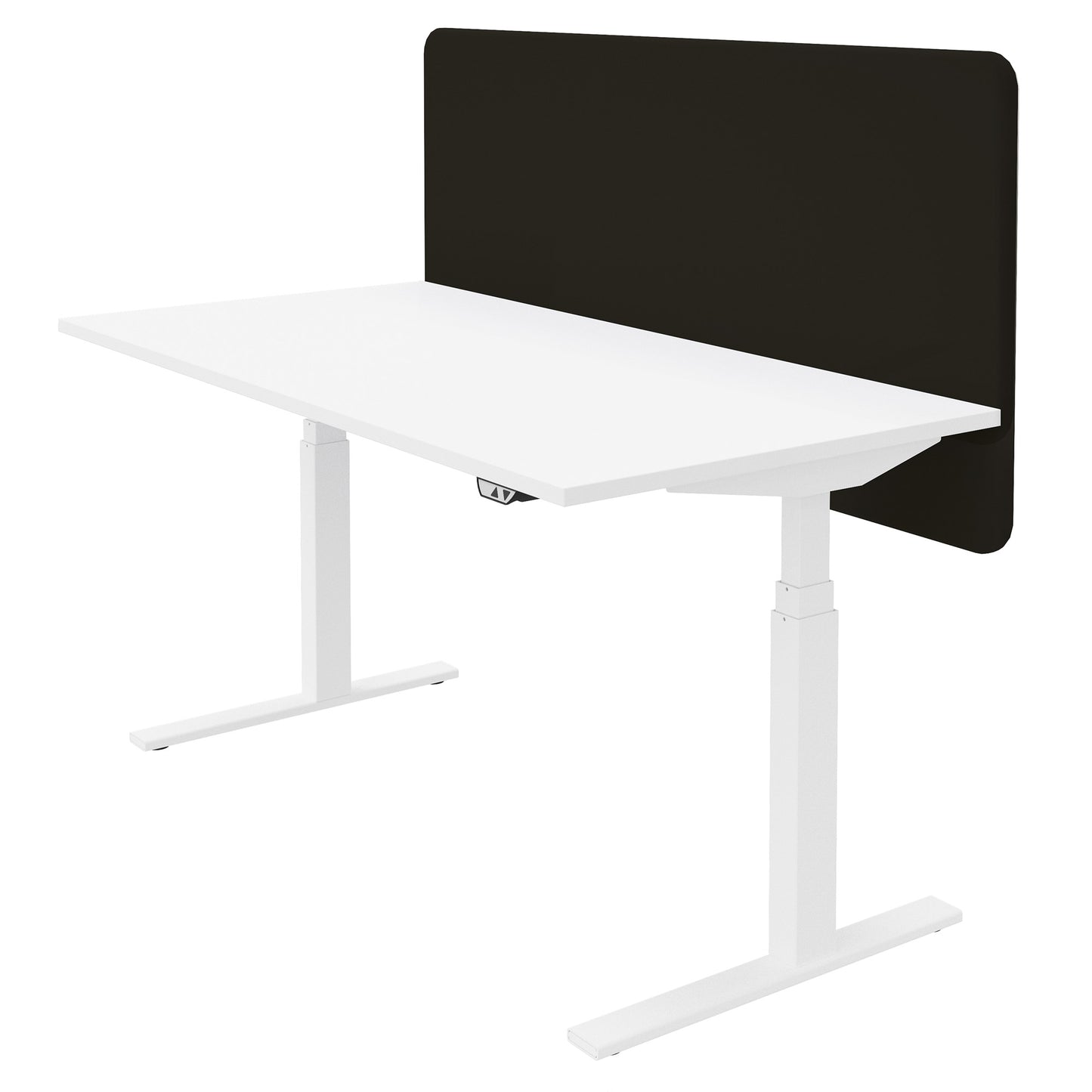 DESK Partition de table acoustique | 760 mm de haut, couverture en polyester Lucia