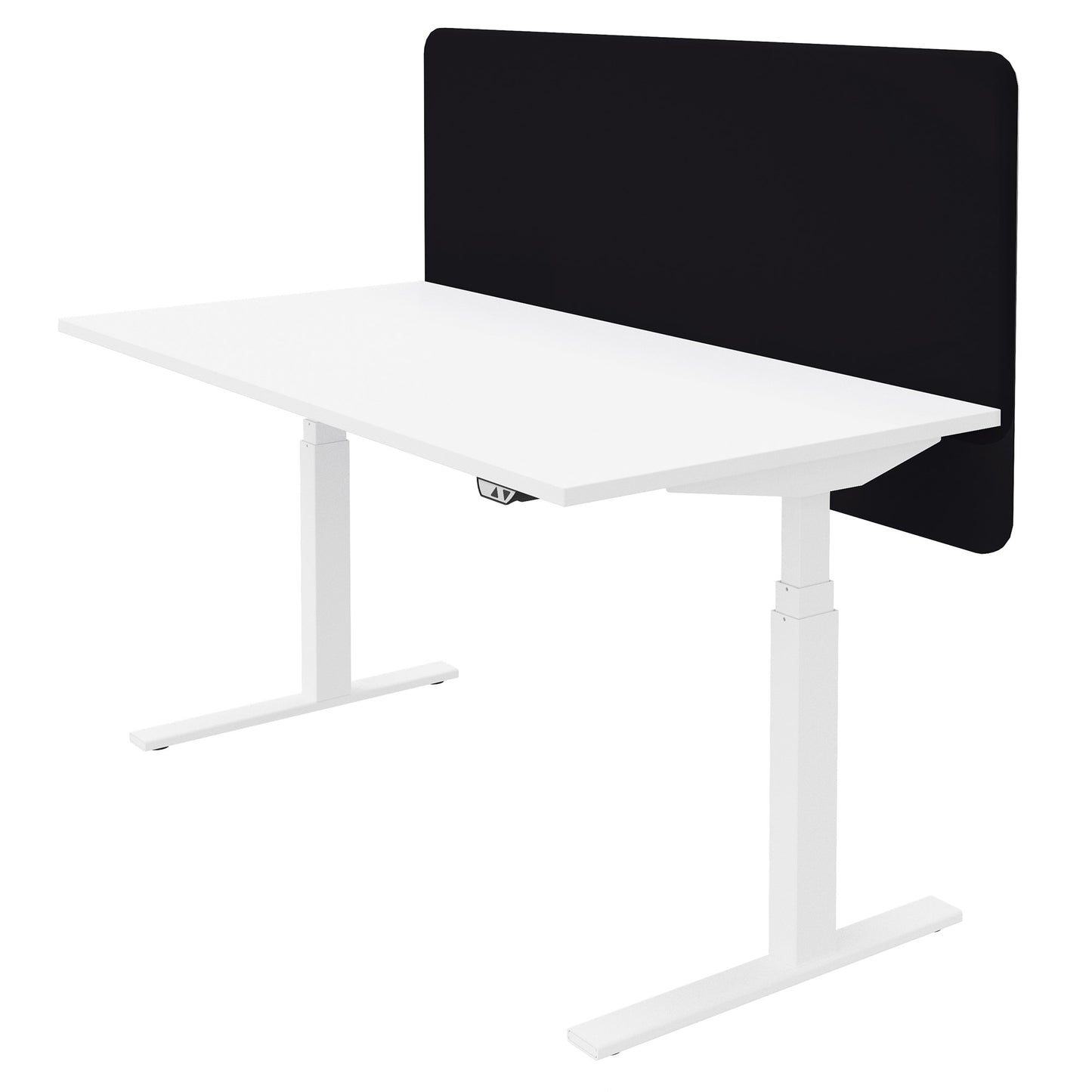 DESK Partition de table acoustique | 760 mm de haut, couverture en polyester Lucia