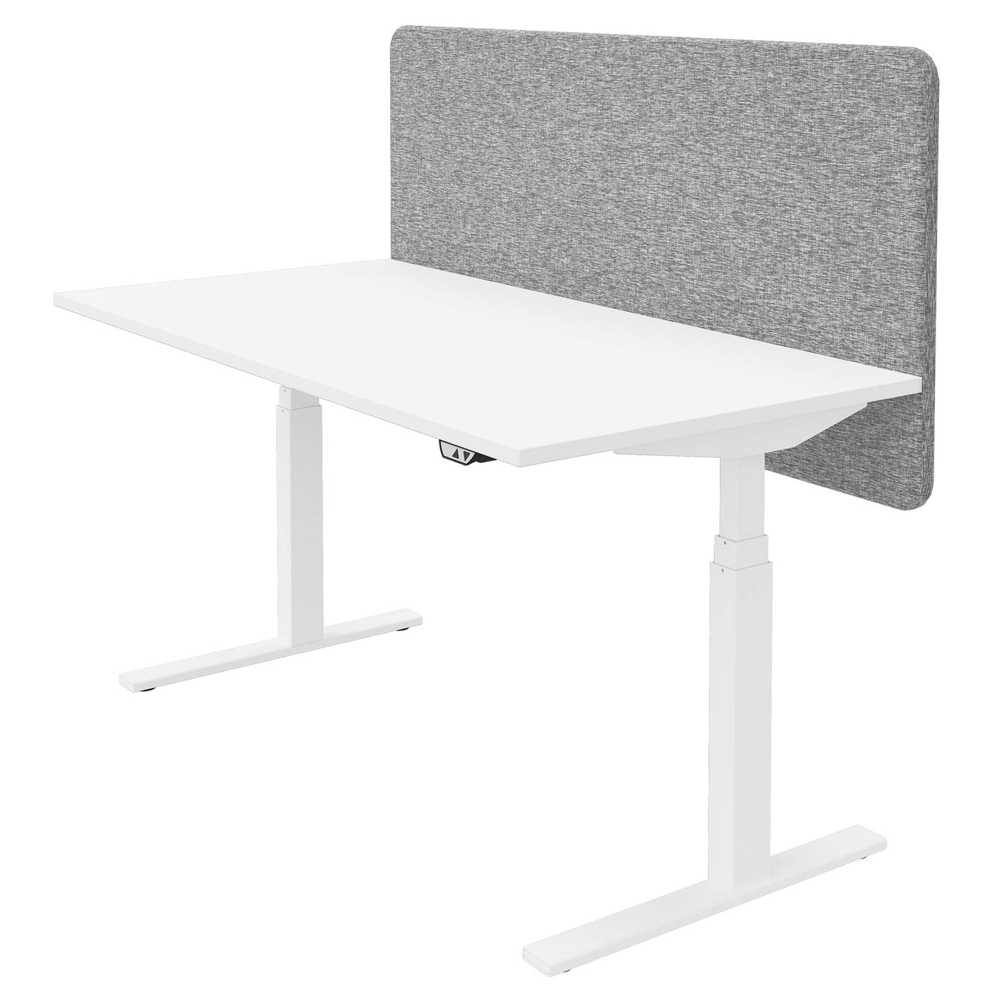 DESK acoustic table partition | 760 mm high, polyester cover BERTA