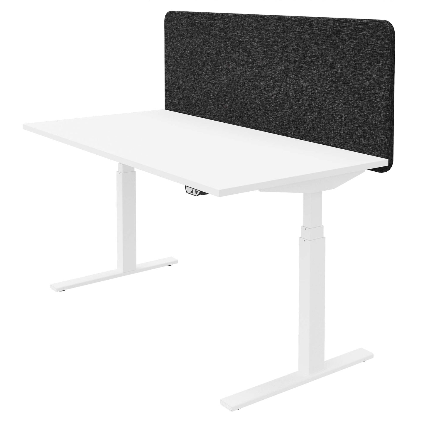TOP Partition de table acoustique | 595 mm de haut, couverture en polyester berta