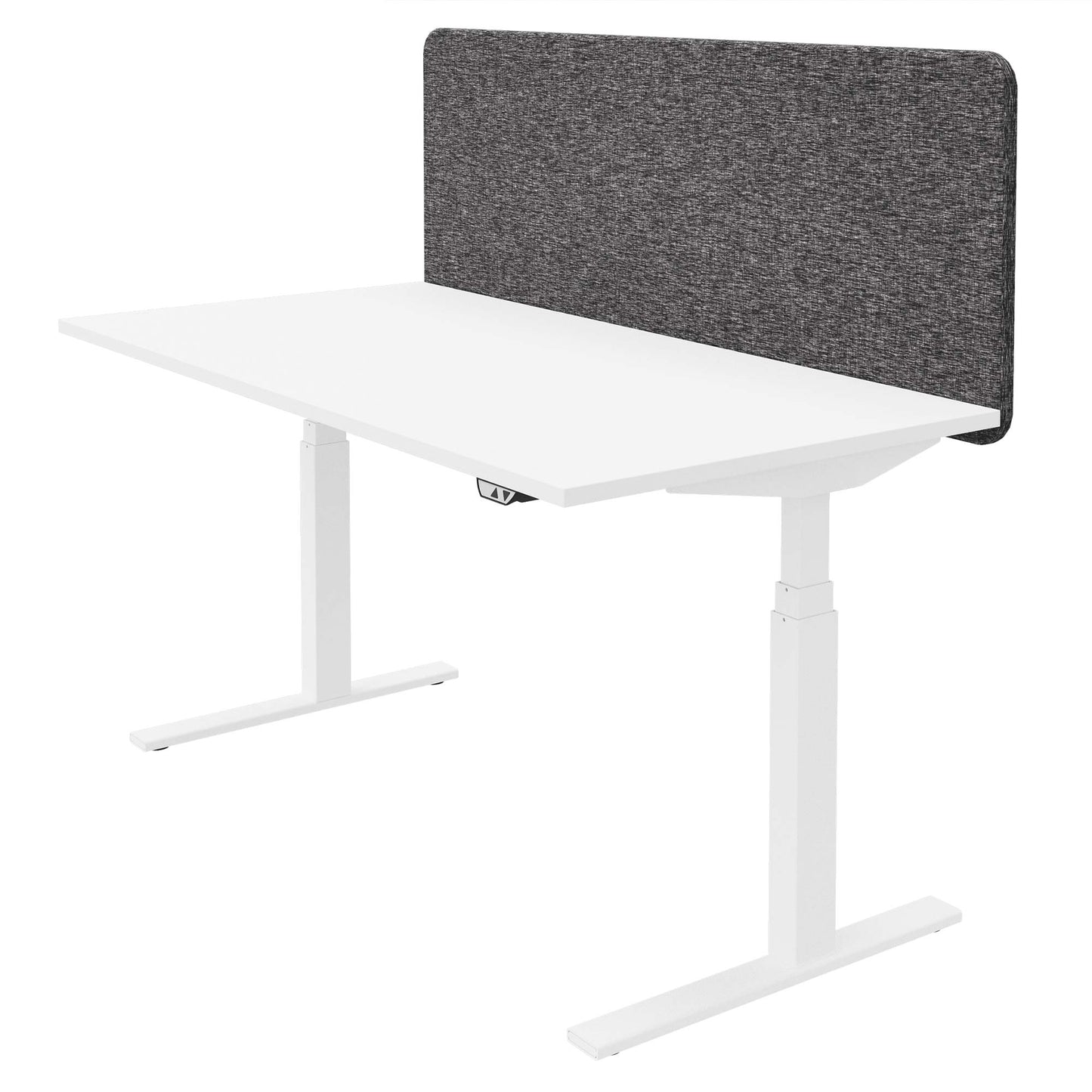 TOP Partition de table acoustique | 595 mm de haut, couverture en polyester berta