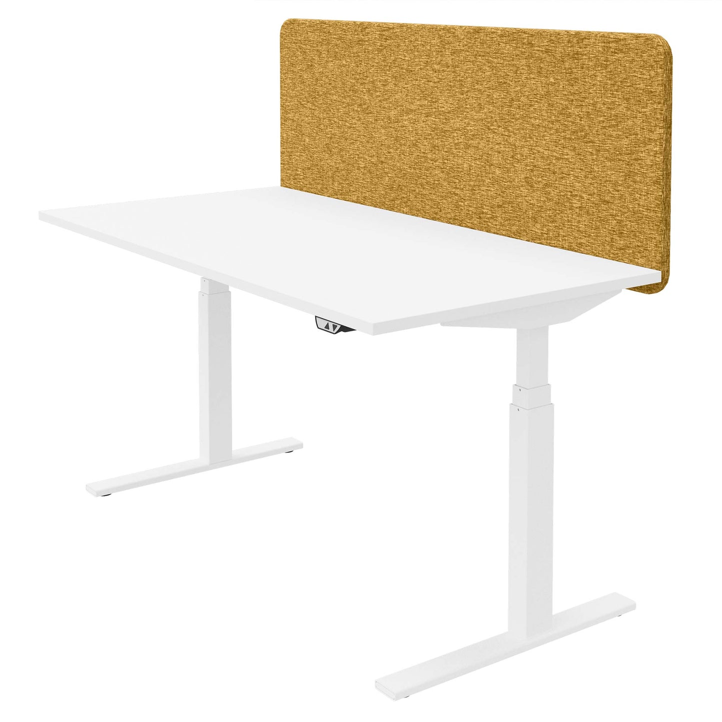 TOP Partition de table acoustique | 595 mm de haut, couverture en polyester berta