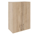 PRO top cabinet | 3 OH, 800 - 1200 x 1110 mm, soft close, natural oak - 1 Thumbnail Image