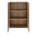 PRO top cabinet | 3 OH, 800 - 1200 x 1110 mm, soft close, natural oak - 3 Thumbnail Image