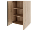 PRO top cabinet | 3 OH, 800 - 1200 x 1110 mm, soft close, natural oak - 4 Thumbnail Image