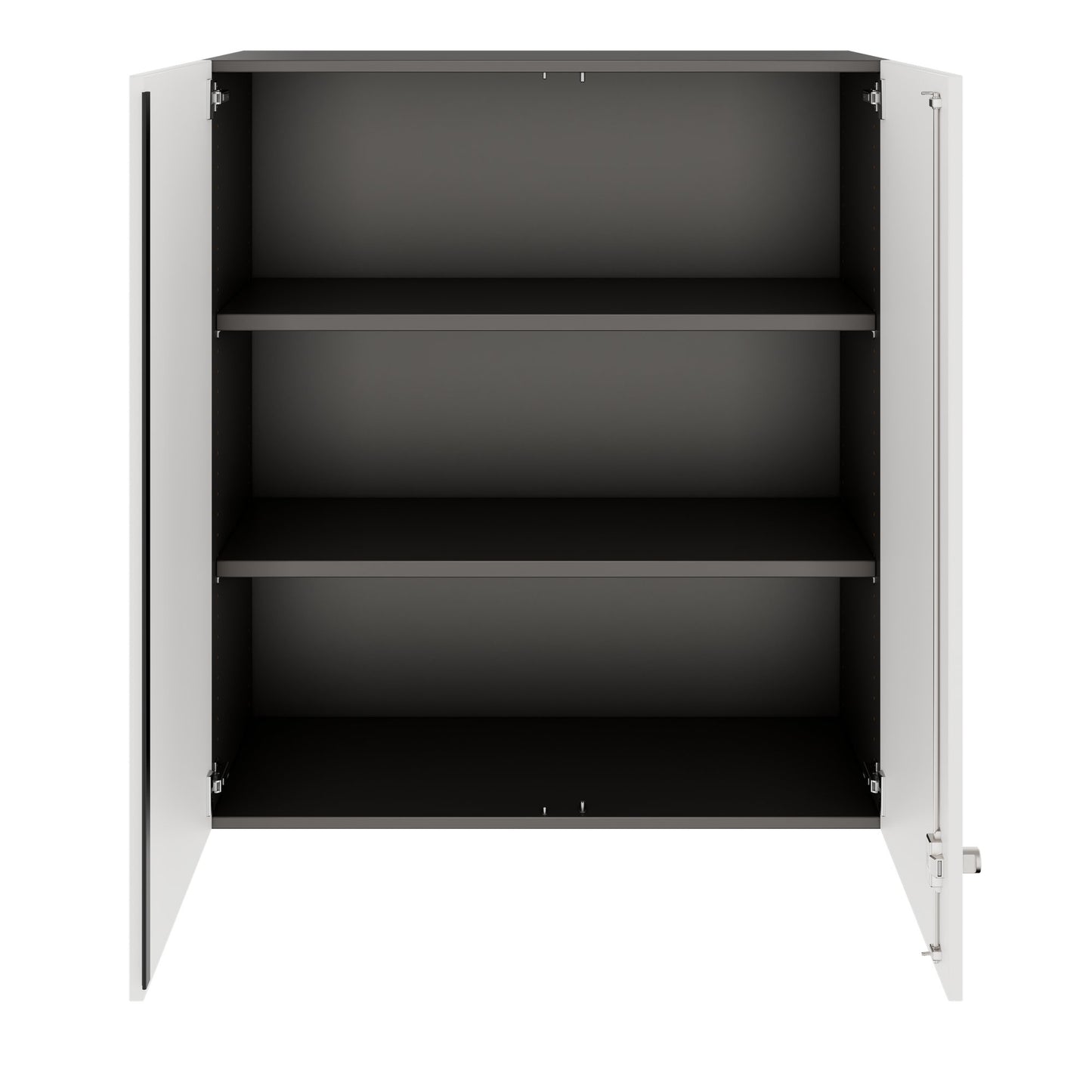 PRO Top Cabinet | 3 OH, 800 - 1200 x 1110 mm, morbido -close, grafite / bianco