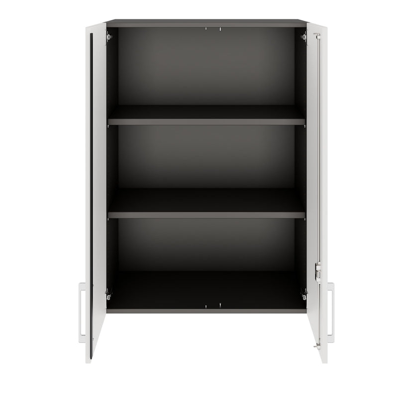 PRO Top Cabinet | 3 OH, 800 - 1200 x 1110 mm, morbido -close, grafite / bianco
