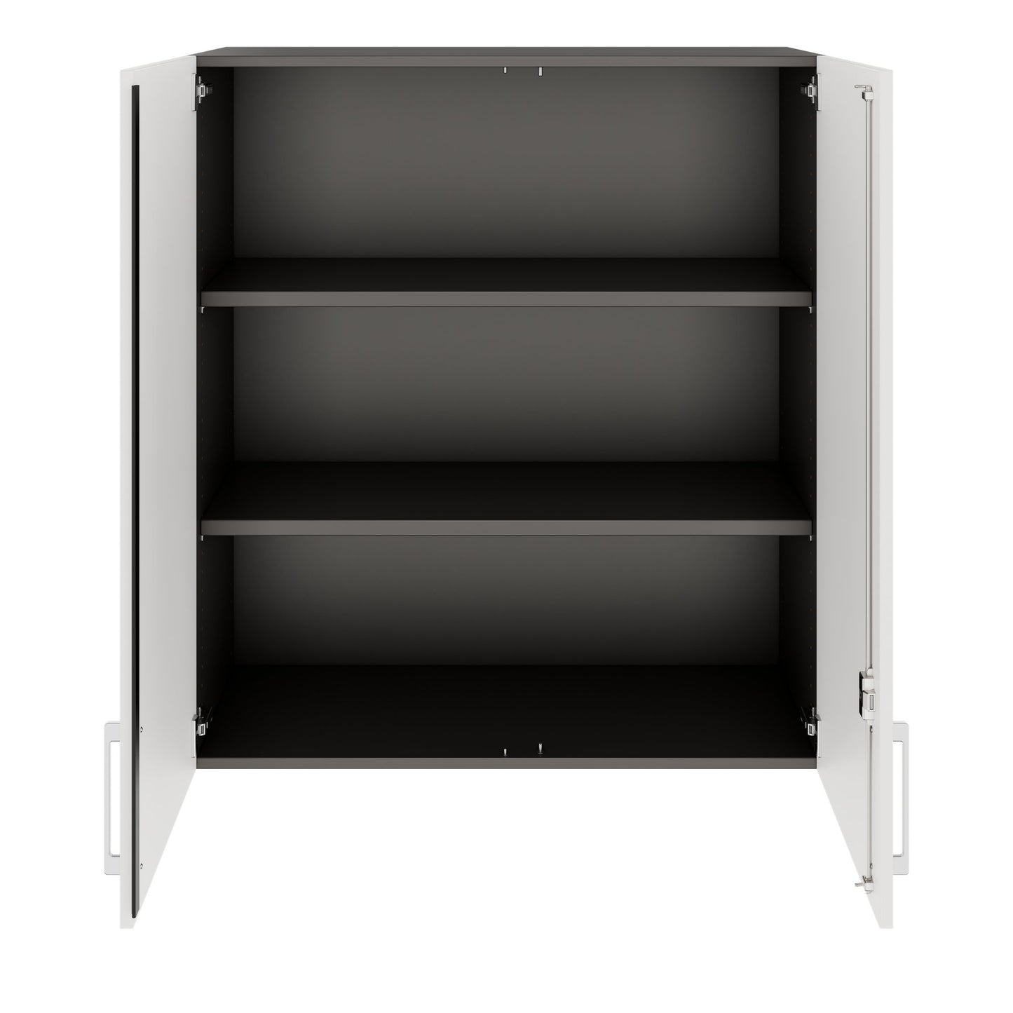 PRO Top Cabinet | 3 OH, 800 - 1200 x 1110 mm, morbido -close, grafite / bianco