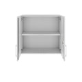 PRO top cabinet | 2 OH, 800 - 1200 x 740 mm, soft close, gray - 3 Thumbnail Image