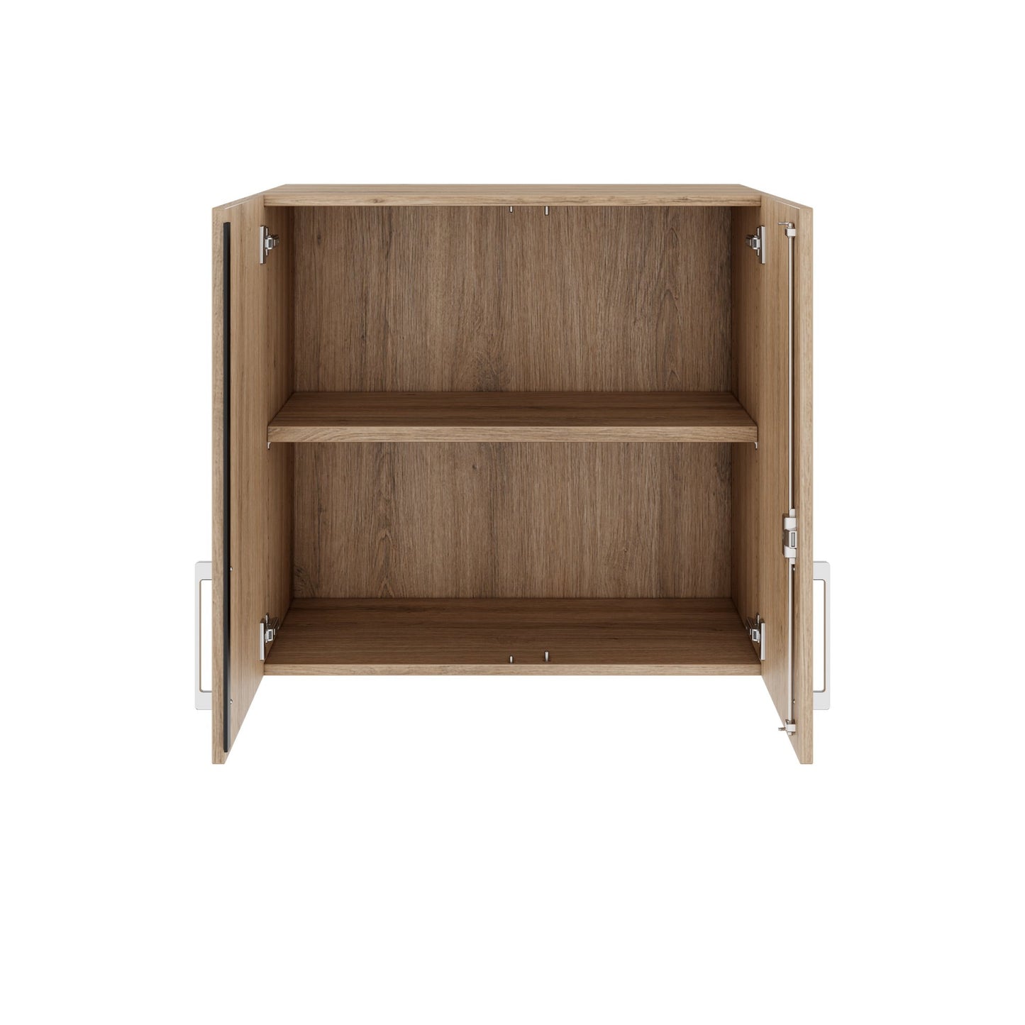 PRO Aufsatzschrank | 2 OH, 800 - 1200 x 740 mm, Soft-Close, Natureiche