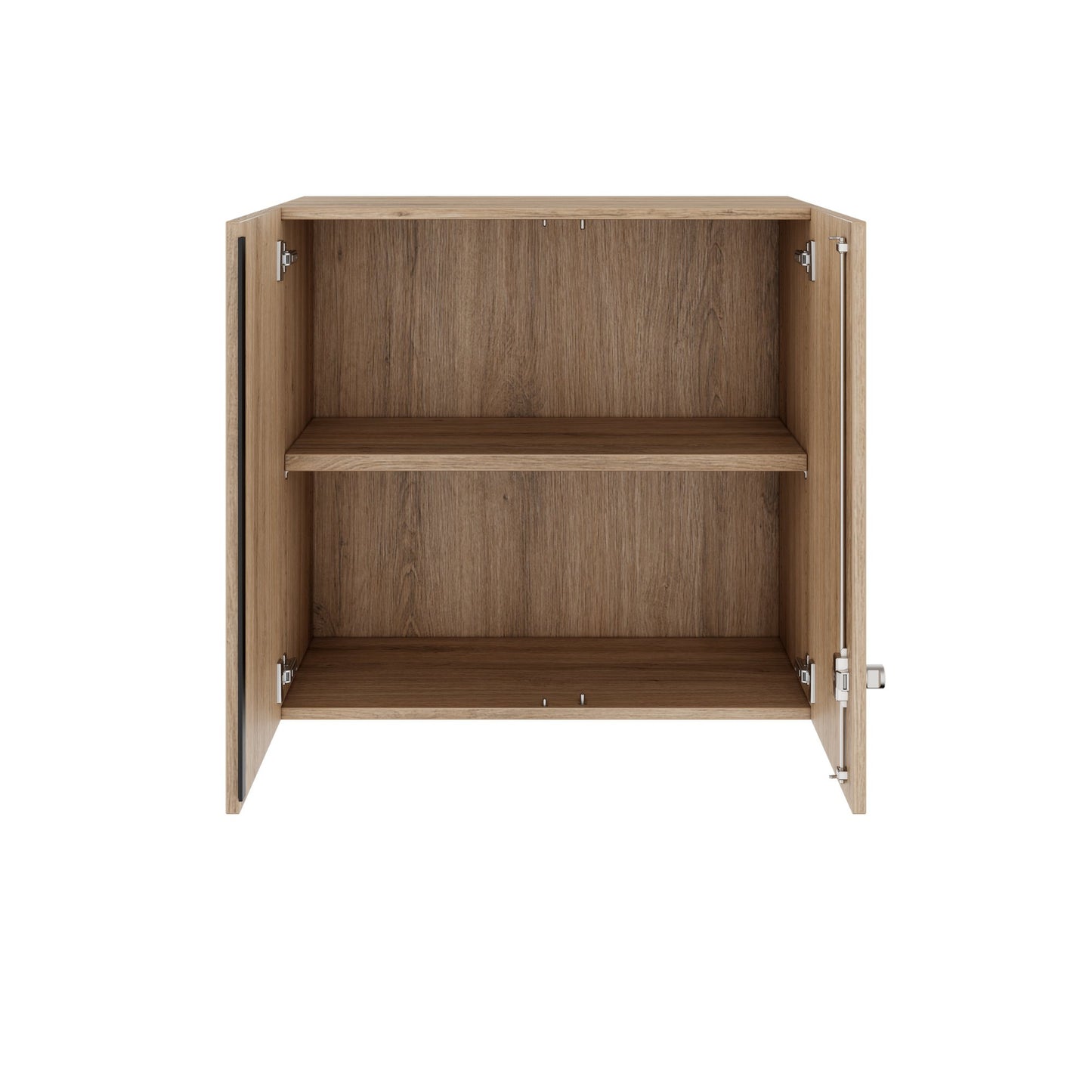PRO Aufsatzschrank | 2 OH, 800 - 1200 x 740 mm, Soft-Close, Natureiche