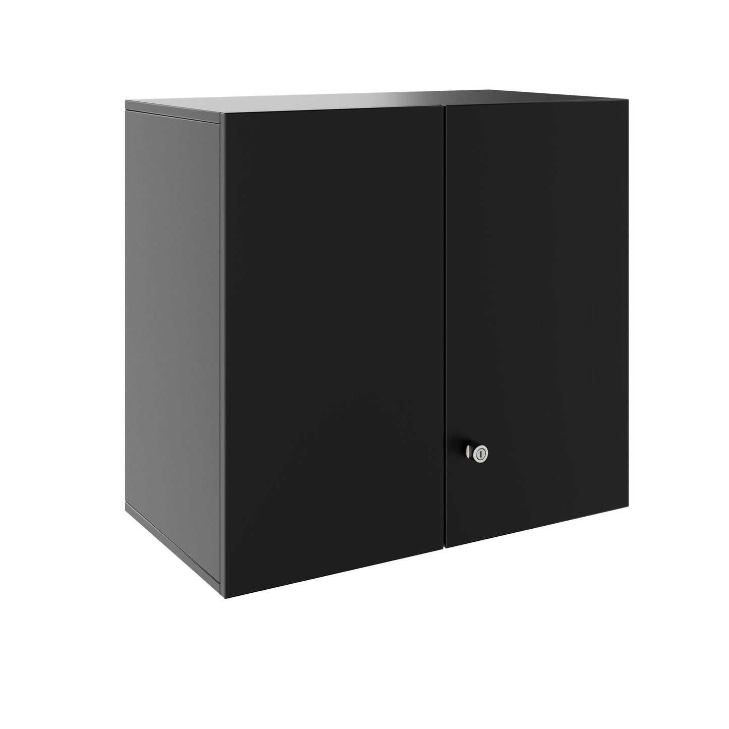 PRO Aufsatzschrank | 2 OH, 800 - 1200 x 740 mm, Soft-Close, Schwarz