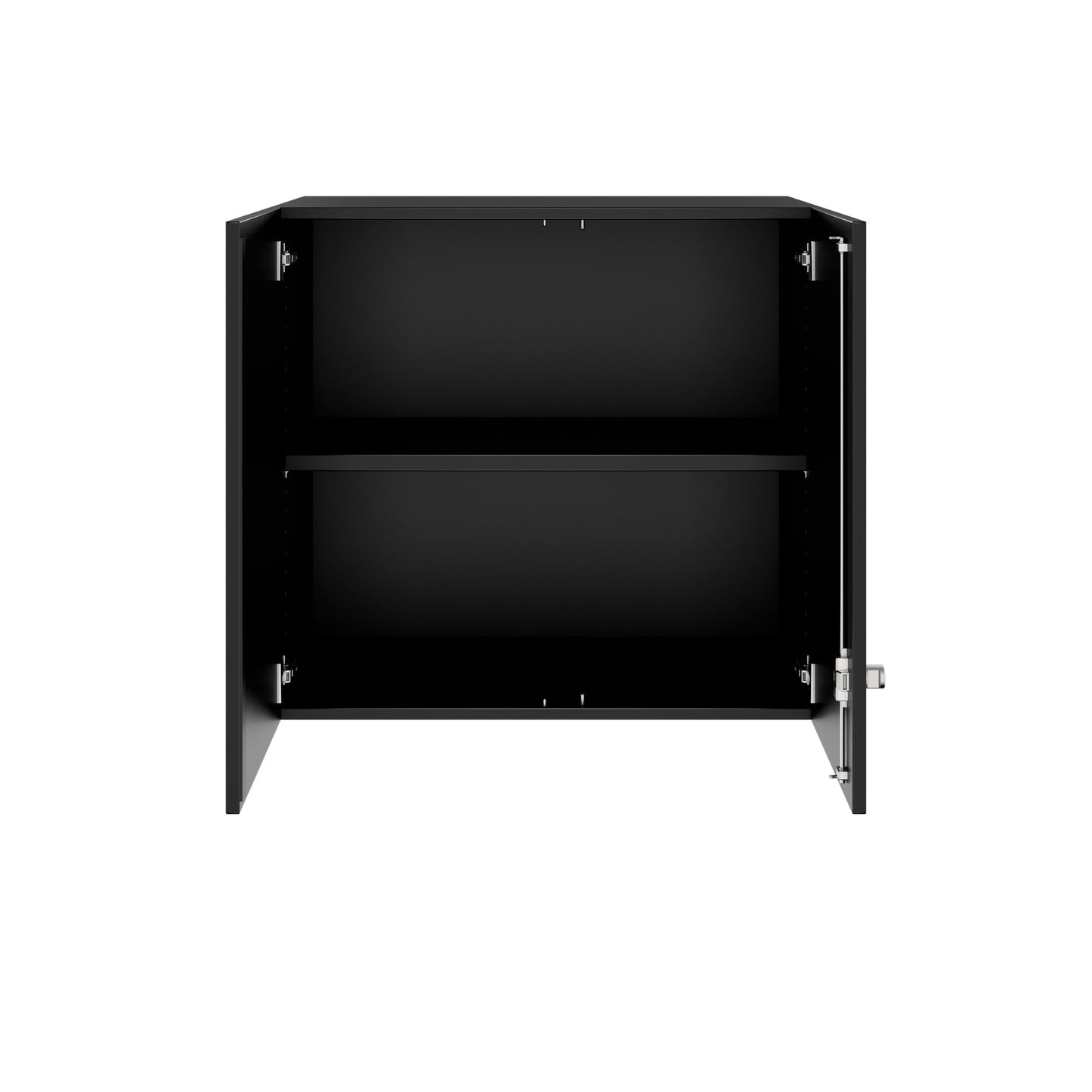 PRO Aufsatzschrank | 2 OH, 800 - 1200 x 740 mm, Soft-Close, Schwarz
