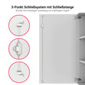 PRO Aufsatzschrank | 2 OH, 800 - 1200 x 740 mm, Soft-Close, Schwarz - 11 Thumbnail Image