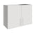 PRO Top Cabinet | 2 OH, 800 - 1200 x 740 mm, morbido -close, grafite / bianco
