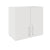 PRO Aufsatzschrank | 2 OH, 800 - 1200 x 740 mm, Soft-Close, Weiß