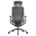 Bloom office swivel chair | 3D armrests, headrest, gray - 5 Thumbnail Image