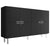 Bralco JET EVO Highboard | 2 oh, 2036 x 460 mm, noir