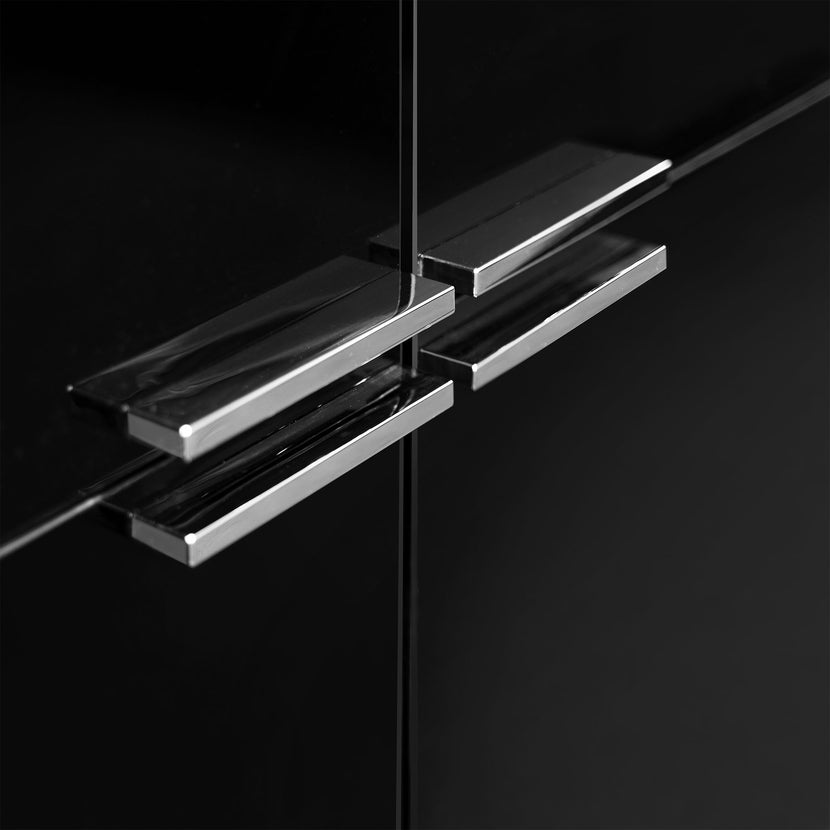 Bralco JET EVO Highboard | 2 oh, 2036 x 460 mm, noir