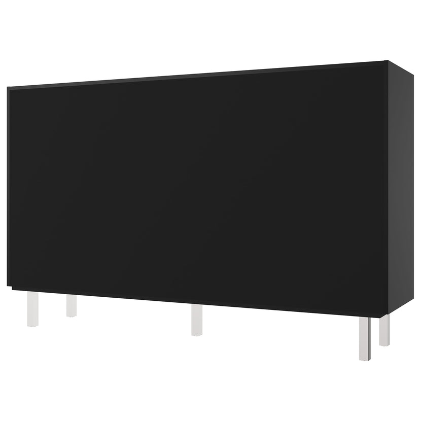 Bralco JET EVO Highboard | 2 oh, 2036 x 460 mm, noir