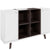 BRALCO RAIL Highboard | 2 OH, 1600 x 400 mm, Eiche Carbon