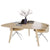 BRALCO RAIL meeting table | Triangular, 1794 x 1716 mm (6 people), real wood, natural oak