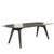 BRALCO RAIL meeting table | Boat shape 2400 - 2800 mm (8 - 10 people) | Real wood, dark gray oak