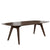 BRALCO RAIL meeting table | Boat shape 2400 - 2800 mm (8 - 10 people) | Real wood, oak tobacco